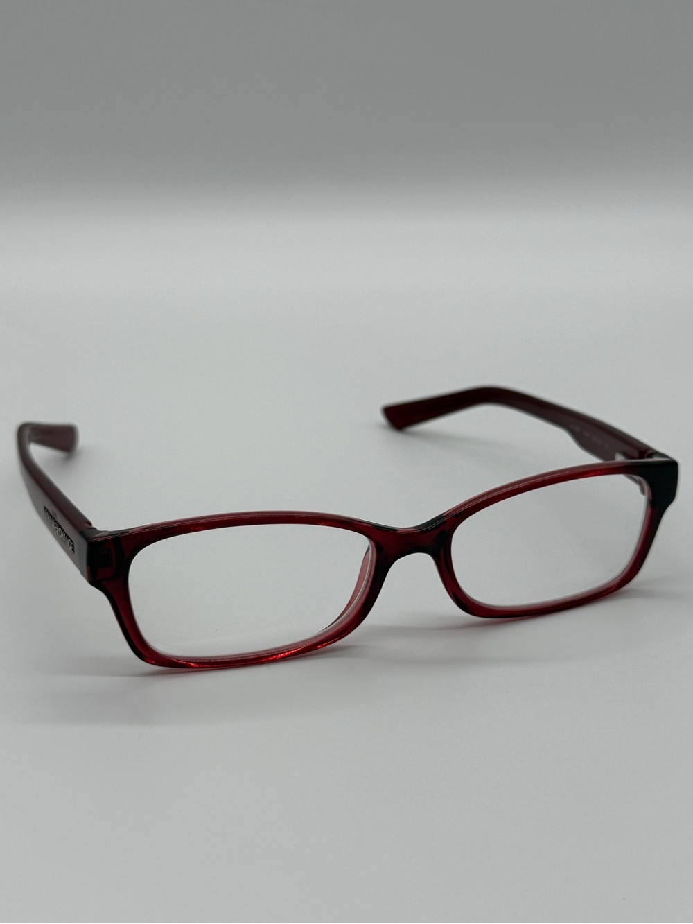 Armani Exchange Red Rectangular Women's Glasses **frames only